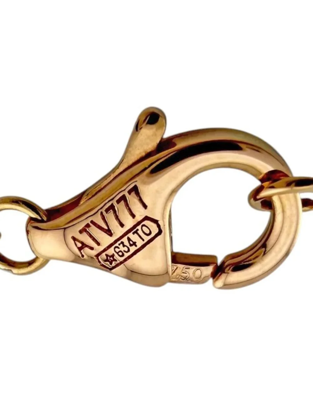 Cartier Juste un Clou Necklace 18k Pink Gold Diamond Vintage